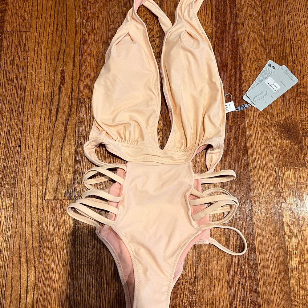 Light pink swimsuit
